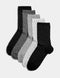 5pk Seamless Toes Ankle High Socks